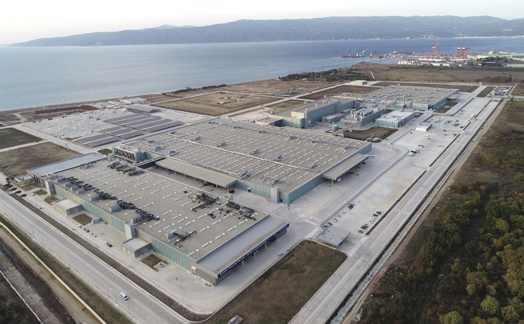 TOGG Gemlik üretim tesisi havadan görünüm